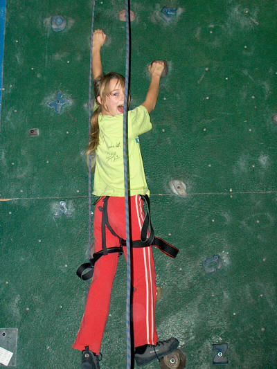 rock climbing