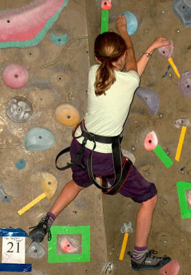 rock climbing