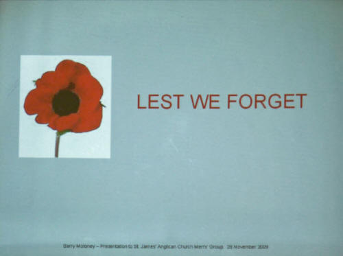 lest we forget